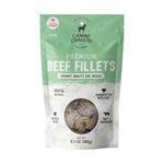 Canine Cravers Single Ingredient Dog Treats – Premium Beef Fillets - Healthy & Nutritious Human Grade Air Dried Hypoallergenic Pet Food - Grain Free, Gluten Free & No Soy – 100% All Natural 150 G Bag