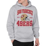 Junk Food Clothing x NFL - Team Helmet - Unisex Adult Pullover Hoodie for Men and Women - Officially Licensed NFL Apparel