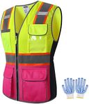 JKWEARSA Women Safety Vest, Multi P