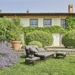 BRISHI Outdoor Patio Round Daybed/Sunbed/Swimming Pool Side/Sun Lounger/Garden/Terrace/Balcony/Braid & Rope Daybed. (Brown/Grey)