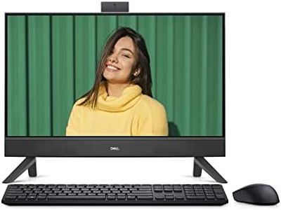 Dell Inspiron 5415 All in One Desktop - 23.8-inch FHD (1920x1080) Display, AMD Ryzen 3-7330U, 8GB DDR4 RAM, 512GB SSD, AMD Radeon Graphics, Windows 11 Home, Onsite Service - Black