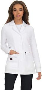 KOI Betsey Johnson B402 Canna Lab Coat (White, X-Large)