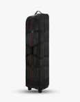 Golfbuy Heavy-Duty Golf Travel Bag with Wheels | Padded Club Protection Case with Buckle Straps | Rolling Golf Equipment Carrier for Air Travel and Storage (Black)
