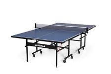 JOOLA Inside - Professional MDF Indoor Table Tennis Table with Quick Clamp Ping Pong Net and Post Set - 10 Minute Easy Assembly - Ping Pong Table with Single Player Playback Mode