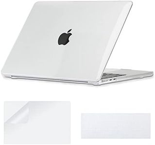 COATIT for MacBook Air 13.6 inch Case 2025 M4 A3240 2024 M3 A3113 2022 A2681 M2 Chip, for Plastic Hard Shell Protective MacBook Air 13 inch M2 M3 Case&Keyboard Cover&Screen Protector, Crystal Clear