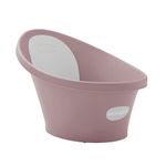 Newborn Baby Bath | Built in Support Bump and Soft Backrest | Suitable from Newborn | Bath Seat Support Includes Plug | Blossom Pink