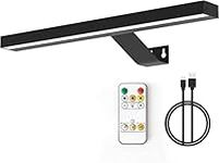 MIOBLUE Wireless Picture Lights,Rechargeable Battery Art Display Light with Remote Control, Dimmable/Timer Off Dartboard Light, 16 Inch Full Metal Accent Light with 40LEDs for Paintings, Picture,Frame