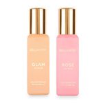 Bella Vita Luxury Glam & Rose Women Floral Perfume Combo With African Orange, Jasmine, Pink Pepper & Patchouli | Liquid Edp Fragrance Scent, Pack Of 2, 20 Ml Each