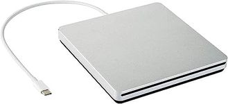 AMIUKON External DVD/CD Drive USB-C/Type-c DVD/CD Reader and DVD/CD Burner for Apple-MacBook Air/Pro/iMac/Mini/MacBook Pro/ASUS/ASUS/DELL Laptop etc