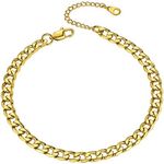 GOLDCHIC JEWELRY Cuban Ankle Bracel