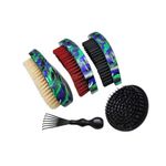 ALL 3 RAPID WAVES PALM CAMOUFLAGE SOFT, MEDIUM AND HARD BRUSHES - 360, 540, 720 WAVE BRUSHES