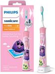 Philips Sonicare for Kids Pink Rechargeable Electric Toothbrush, HX6351/41