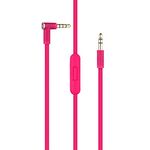 Alitutumao Replacement Cable Cord with Microphone and Control for Beats by Dr Dre Solo Studio Pro Detox Mixr Executive Pill Wireless Headphones (Pink)