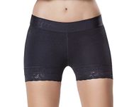 Fajitex Butt Lifter Shorts Levanta Cola Colombianos High-Compression Girdle Firm Control Shapewear Shorts 024640 34640, Black, X-Small