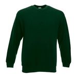 Fruit of the Loom Men's Set-In Classic Sweater, Bottle Green, X-Large