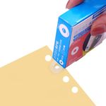 Loose-Leaf Paper Hole Reinforcement Labels Round Stickers Self-Adhesive Hole Punch Protector for Office School Home Supplies, 250 Labels