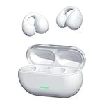 Wireless Earbuds,Wireless Ear Clip Bone Conduction Headphones Bluetooth 5.3 for Android iPhone Samsung,Small Open Ear Earbuds IPX7 Waterproof Mini Open Ear Headsets for Sports Running Cycling Workout