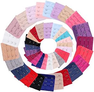 50 Pcs Extensions Soutien-Gorge Bra Extenders Rallonges Soutien-Gorge Bra Extension 2/3 Crochet 3 rangées pour Soutien-Gorge Multicolore