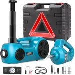 Seesii Electric Car Jack, 5 Ton Car Jack kit, 12V Hydraulic Jack with Electric Impact Wrench and Tire Inflator Pump, Portable Car Jack Kit for SUV MPV Truck Change Tires Garage Repair