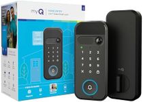 myQ Secure View™ 3-in-1 Smart Lock with 2K HDR Video Doorbell Camera, Face Access, Fingerprint Access, PIN & App Control — Intelligent Entry with Built-in Camera, Color Night Vision & Two-Way Audio