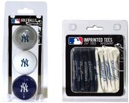 MLB New York Yankees 3 Ball/50 Tee Pack, Navy