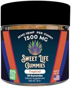 Sweet Life Hemp Gummies | Peace & Relaxation | Natural Fruit Flavor | Tasty Tropical | Handcrafted in USA | Small Batch | Boutique Brand | All Natural | Relaxing Gummies