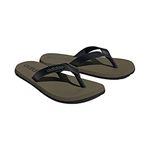 Adidas mens EEZAY FLIP FLOP CBLACK/OLISTR/CBLACK Slipper - 8 UK (HP2928)