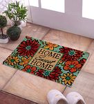 SWHF Doormat Mat for Front Door Entrance, Entryway Doormat with Non-Slip PVC Backing for Outdoor and Indoor Use, 14 x 24 Inch Coir Door Mats for Front Porch- Home Sweet Home