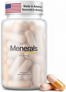 Menerals Mens Multivitamin, Trace Mineral Supplement with Fulvic Acid 60Ct