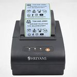 SHREYANS 58mm (2inch) Thermal Label + Receipt Printer can Printer Barcode Tag, MRP Tag, Name Tag Many More