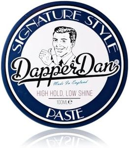 Dapper Dan Signature Style Paste, High Hold Low Shine Hair Paste for Men, For Short to Medium Length Hair, Reworkable Paste, Signature Cologne Fragrance, 100ml