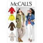 McCall Patterns M6531 Size Y Extra-Small - Small - Medium Misses' Unlined Jackets and Belt, Pack of 1, White