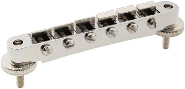 Musiclily Pro 52mm ABR-1 Tune-o-matic Bridge for Epiphone Les Paul SG Style Electric Guitar, Nickel