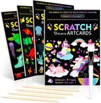 Hovetne 4 Pack Scratch Art for Kids