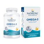 Nordic Naturals Omega 3 Fish Oil EPA And DHA | 690Mg Omega 3 Fish Oil Support Brain, Heart Health & Immunity | Omega Fish Oil For Men & Women Lemon Fish Oil Flavour 180 Softgels