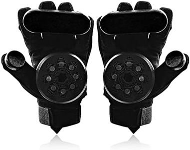 Glield Skateboard Gloves with 2 Set Spark Pucks, Longboard Downhill Slide Gloves CBST04