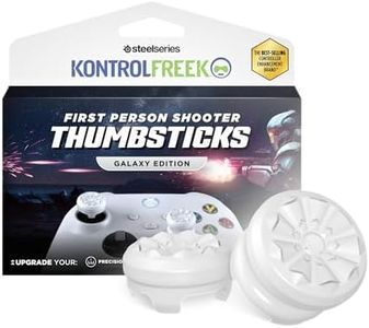KontrolFreek FPS Freek Galaxy White for Xbox One and Xbox Series X Controller | Performance Thumbsticks | 1 High-Rise, 1 Mid-Rise | White