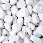 White Pebbles | 20mm - 40mm | 20kg | Aggregates, Garden Pebbles, Garden Chippings, Driveway Stones/Sealer