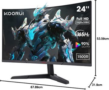 KOORUI 24" Gaming Monitor – 180Hz Full HD Display