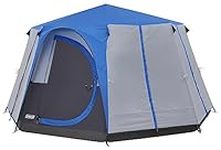 Coleman Tent Octagon, 6 to 8 Man Festival Dome Tent, Waterproof Family Camping Tent with Sewn-in Groundsheet