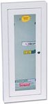 Kidde 468046 Potter Roemer Semi-Recessed 5-Pound Fire Extinguisher Cabinet with Lock