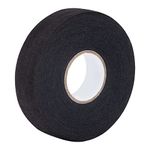 Hockey Tape,25 Meters Hockey Stick Tape Non Slip Hockey Grip Tape Self-Adhesive Ice Hockey Tapes for Hockey Squash Racket Badminton Fishing Rod Black