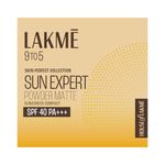 Lakmé Sun Expert Ultra Matte Spf 40 Pa+++ Compact, Non Greasy Non Sticky For Indian Skin, Gives Even-Tone Complexion, 7g