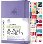 Clever Fox Bi Weekly Budget Planner – Undated Financial Planner Organizer Budget Book – Expense Tracker Notebook, Budgeting Planner, Bill Planner, Finance Planner to Manage Your Money, A5–Periwinkle