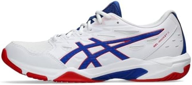 ASICS Men's Gel-Rocket 11 Volleyball Shoes, 11.5, White/ASICS Blue