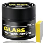 30g Glass Polishing Powder with Sponge,Glass Scratch Remover,Car Glass Oil Film Remover,Car Window Screen Cleaner,Windshield Wash Polish,Windscreen Polishing Compound,Auto Glass Cleaner for All Car