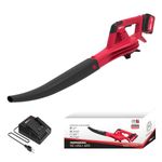 IBELL LB20-28 L1 Cordless Leaf Blower | Heavy-Duty |25–35 Min Runtime | 20V One Power Series, 280W Motor, 4.0Ah Li-ion Battery & Charger, 88 m/s Air Speed, 2.8 m³/min Air Volume- 6 Months Warranty