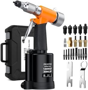 Proster Pneumatic Rivet Nut Gun 3086LBF Air Rivet Nut Kit M4-M10 with Case