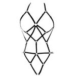 Women's Body Harness Bra Set Punk S