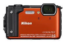 Nikon VQA071E1 Coolpix W300 Compact Digital Camera - Orange , 4inches